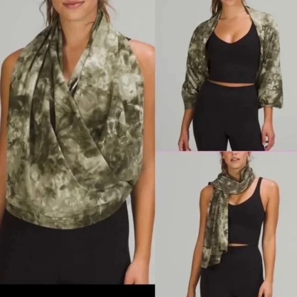 New Lululemon Customizable Snap Scarf - Picture 1 of 14